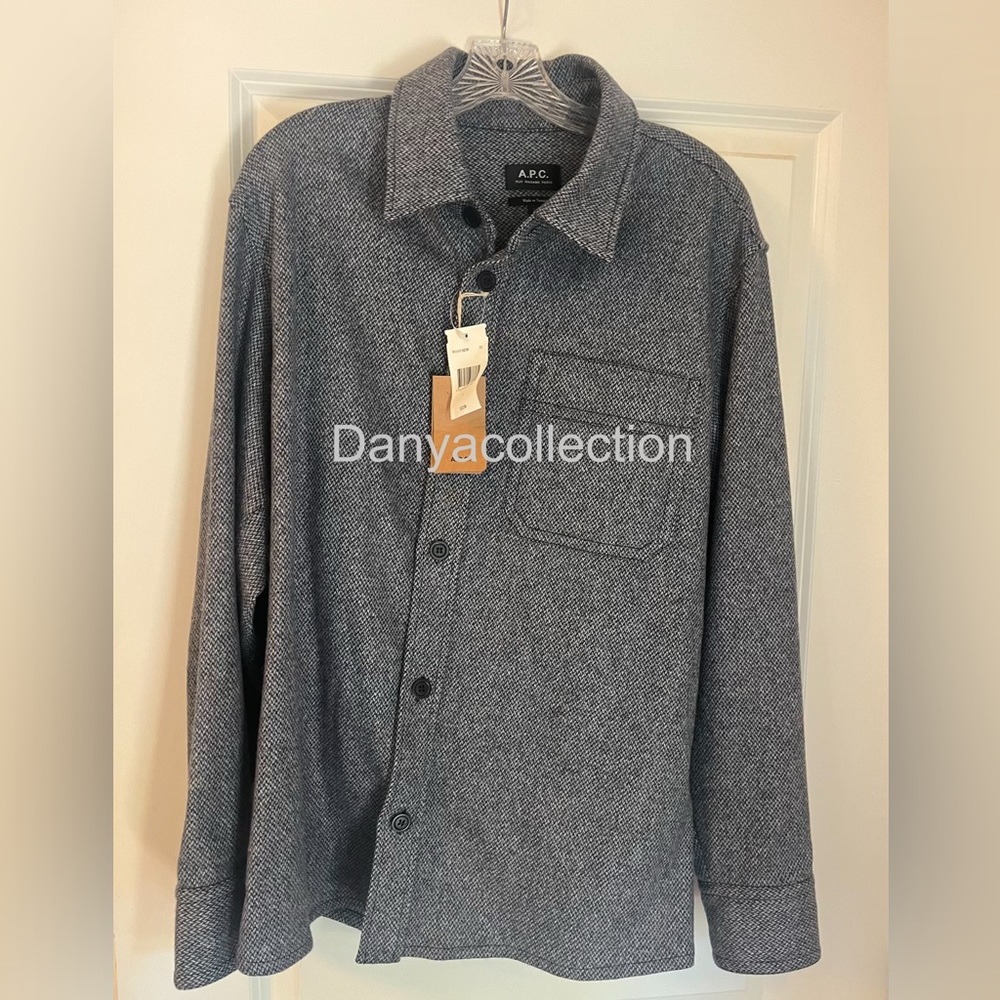 A.P.C Large Grey Wool Jacket. New with tags
